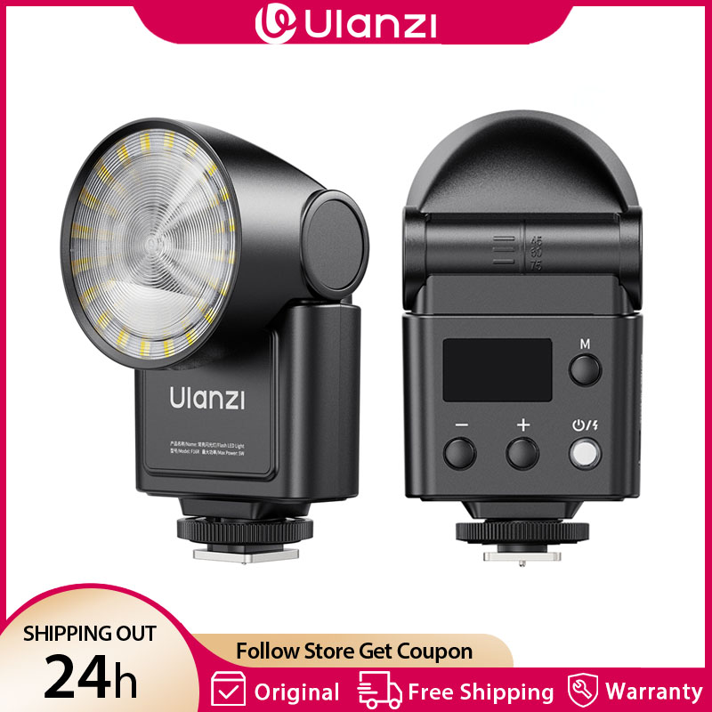 Canon Camera Eos R50 - Lampa błyskowa LED Ulanzi F16R GN16