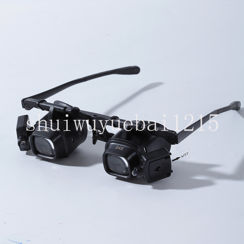 Electronics Repair Glasses - Lupa powiększająca 24x z mocowaniem na