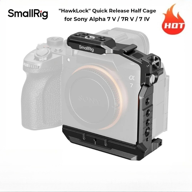 Sony Camera A7 Iv - SmallRig 6023 HawkLock H38 Półklatka do