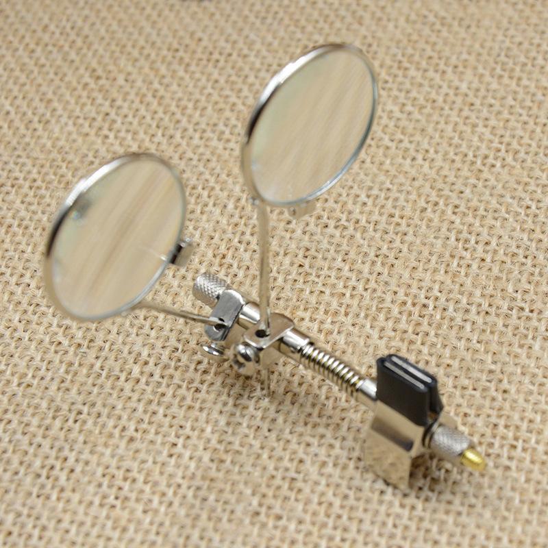 Electronics Repair Glasses - Okulary powiększające 5x/10x z 2 soczewkami,