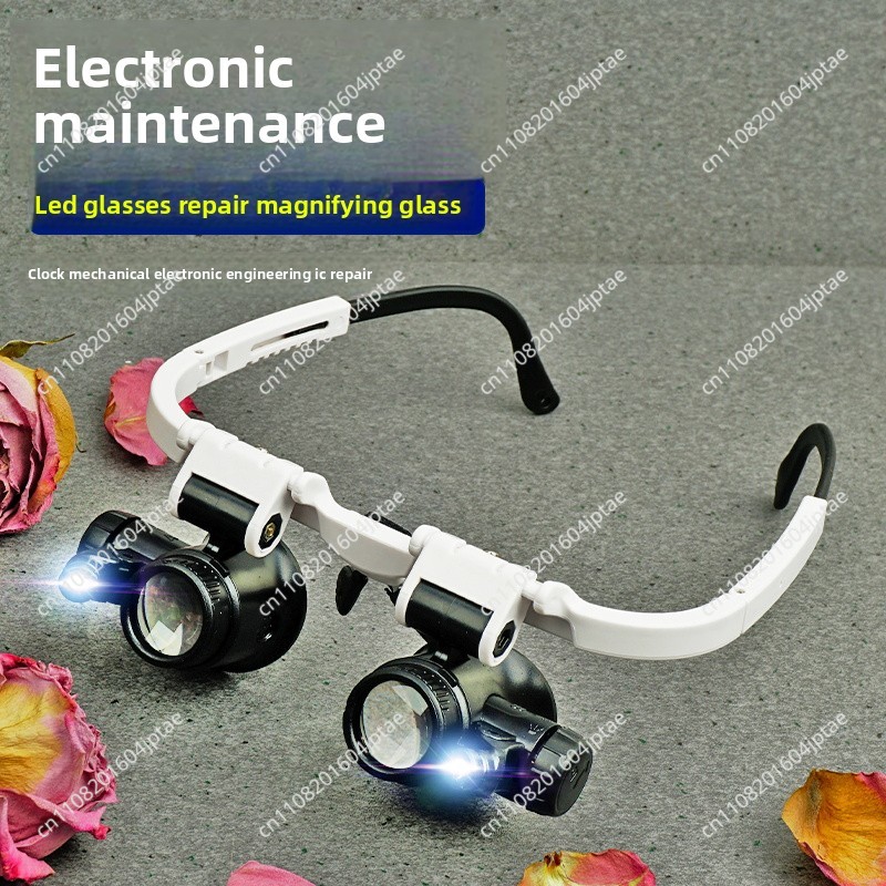 23x lupa nagłowna z lampą do n – Electronics Repair Glasses recenzja i cena