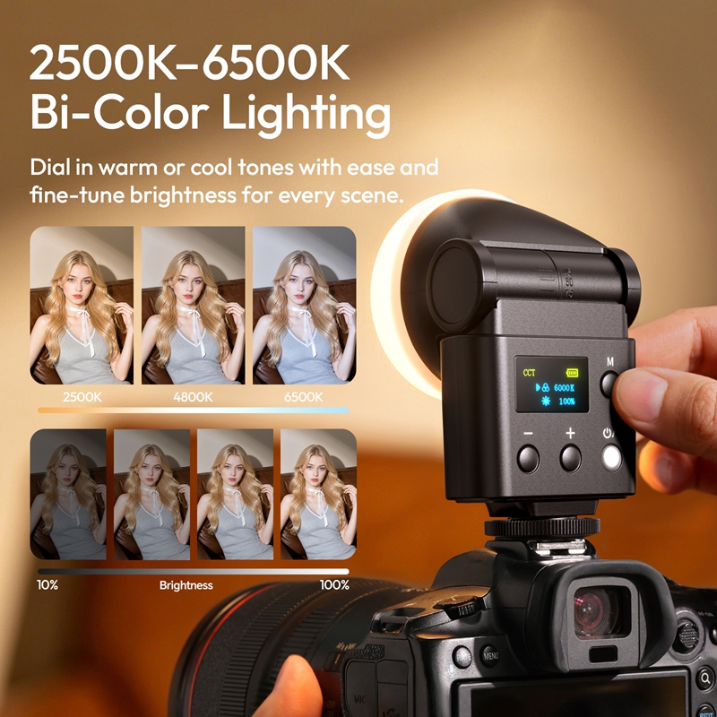 Lampa błyskowa LED Ulanzi F16R – Canon Camera Eos R50 recenzja i cena